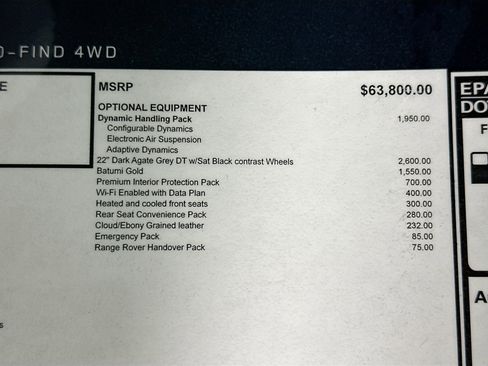 Used 2026 Land Rover Range Rover Velar Dynamic SE image 29