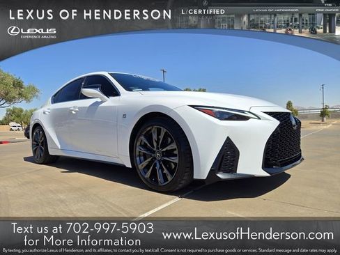 Certified 2023 Lexus IS 350 F Sport w/ Navigation Package RWD image 1