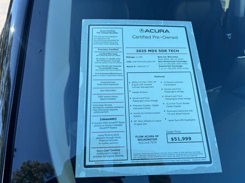 Certified 2025 Acura MDX w/ Technology Package image 33