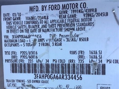 Used 2010 Ford Fusion S image 23