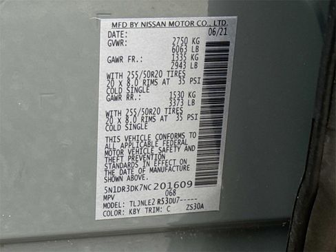 Certified 2022 Nissan Pathfinder Platinum w/ Cargo Package image 31