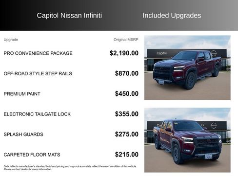 Used 2025 Nissan Frontier Pro-X w/ Pro Convenience Package image 8