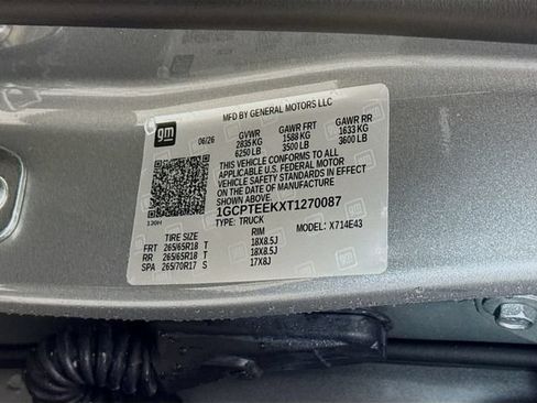 New 2026 Chevrolet Colorado Trail Boss AWD/4WD image 31