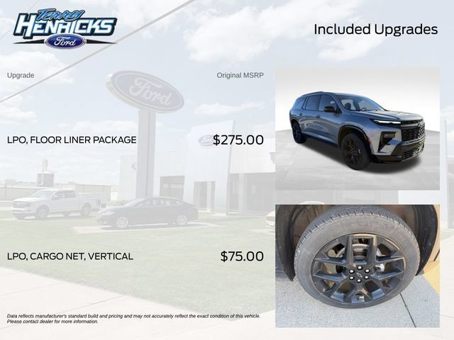 Used 2024 Chevrolet Traverse RS w/ LPO, Floor Liner Package AWD/4WD image 8