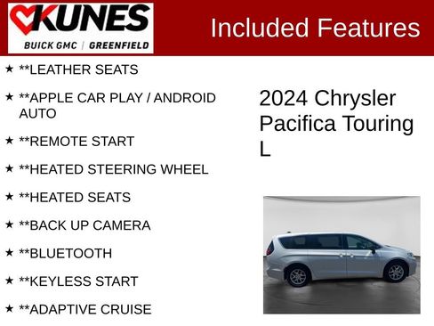 Used 2024 Chrysler Pacifica Touring-L FWD image 2