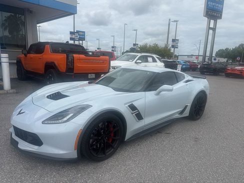 Used 2019 Chevrolet Corvette Grand Sport w/ Carbon Flash Badge Package RWD image 1