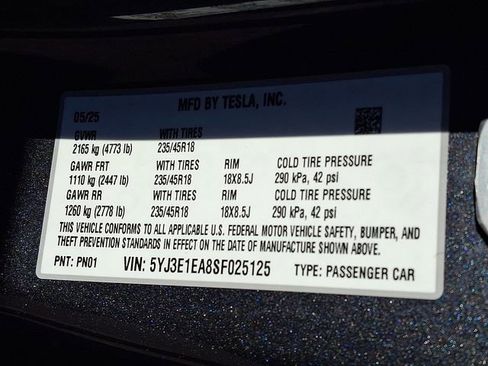 Used 2025 Tesla Model 3 Long Range image 27