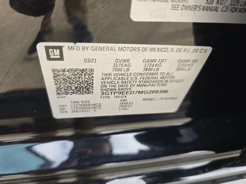 Used 2021 GMC Sierra 1500 AT4 w/ AT4 Value Package image 20