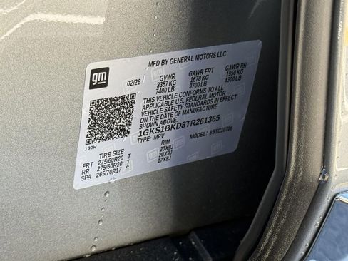 New 2026 GMC Yukon Elevation w/ LPO, Floor Liner Package RWD image 27
