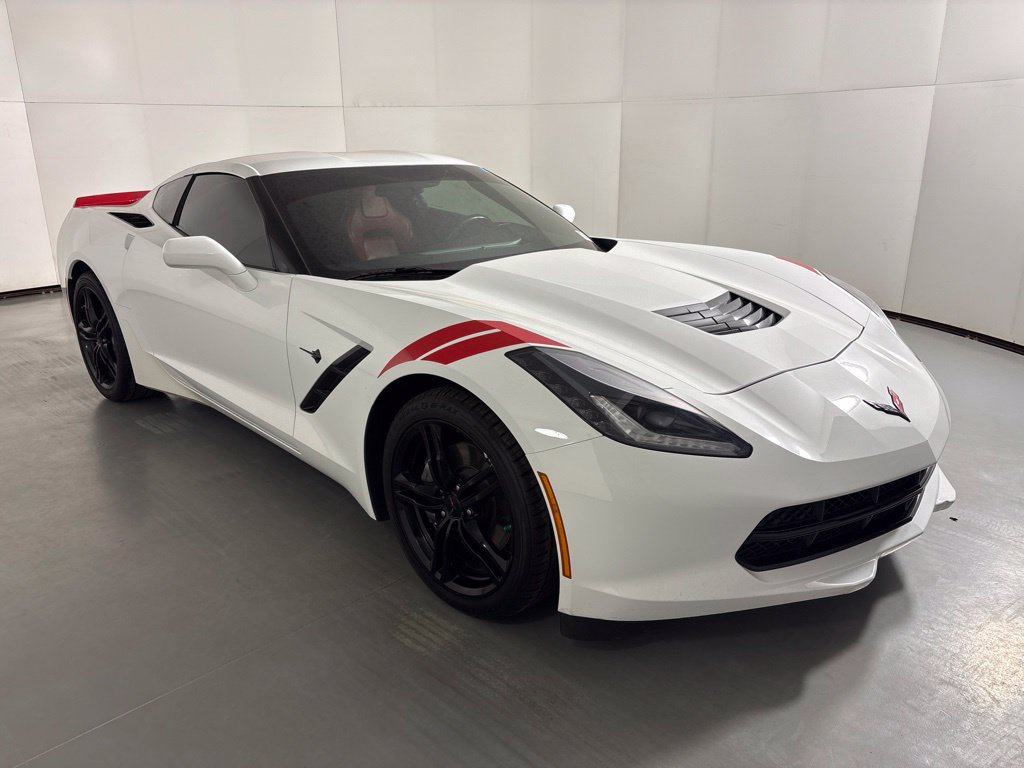 Certified 2017 Chevrolet Corvette Stingray Coupe w/ Carbon Flash Badge Package RWD image 2