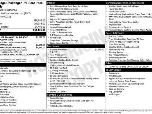 Used 2020 Dodge Challenger R/T Scat Pack image 13