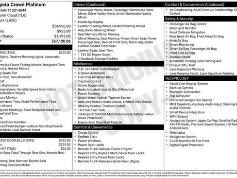 Used 2026 Toyota Crown Platinum AWD/4WD image 4