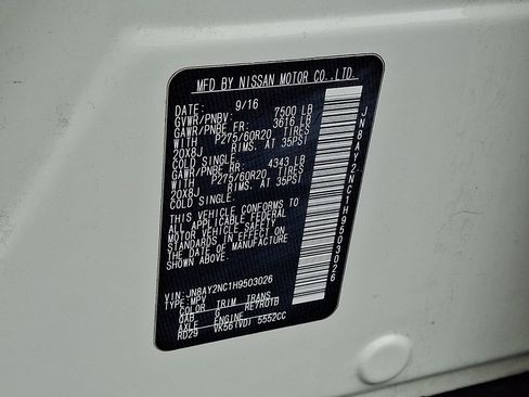 Used 2017 Nissan Armada SL w/ Moonroof Package image 29