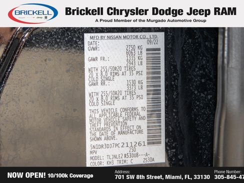 Used 2023 Nissan Pathfinder Platinum w/ Cargo Package image 38