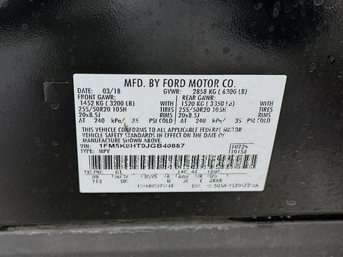 Used 2018 Ford Explorer Platinum AWD/4WD image 12