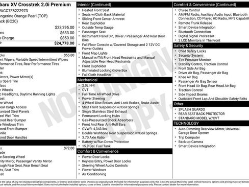 Used 2015 Subaru Crosstrek 2.0i Premium image 4