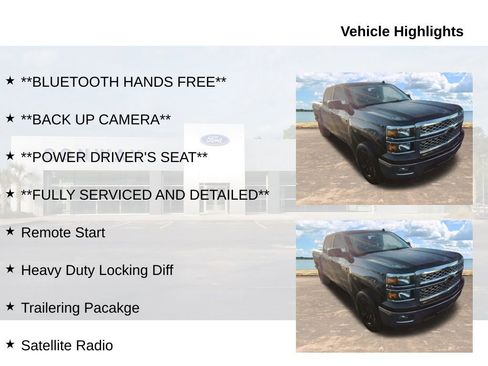 Used 2014 Chevrolet Silverado 1500 LT w/ All Star Edition RWD image 3