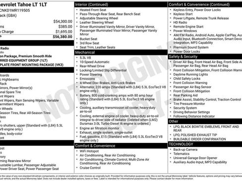 Used 2021 Chevrolet Tahoe LT RWD image 10