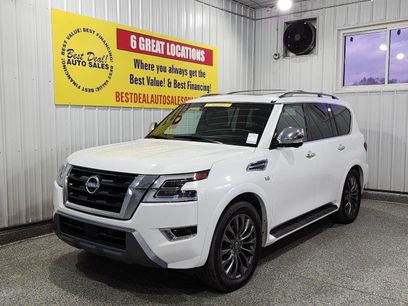 Used 2021 Nissan Armada Platinum w/ Captain's Chairs Package