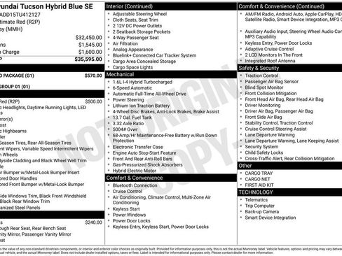 New 2026 Hyundai Tucson Blue SE w/ Tow & Go Package image 1