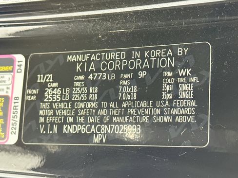 Used 2022 Kia Sportage Nightfall Edition w/ Nighfall AWD Premium Package image 31