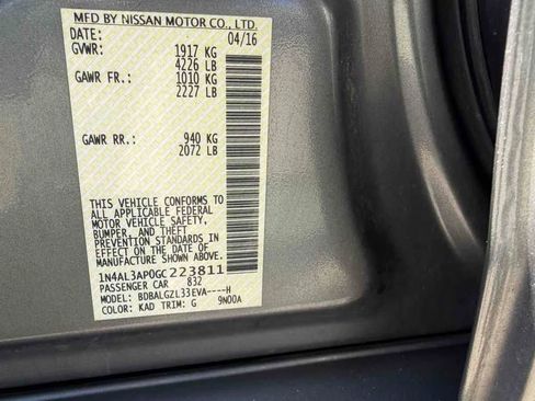 Used 2016 Nissan Altima 2.5 S w/ Power Driver Seat Package FWD image 19