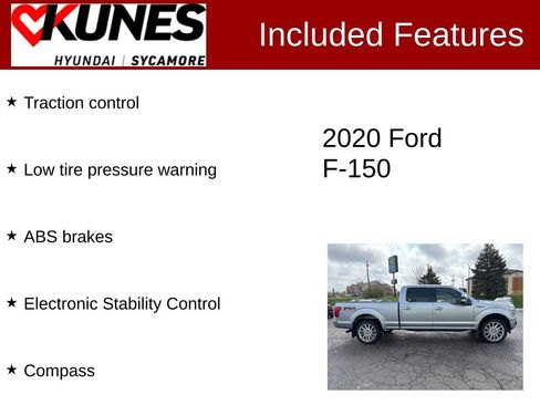 Used 2020 Ford F150 Platinum w/ Technology Package image 2