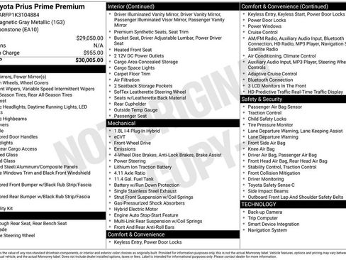 Used 2019 Toyota Prius Prime Premium image 23