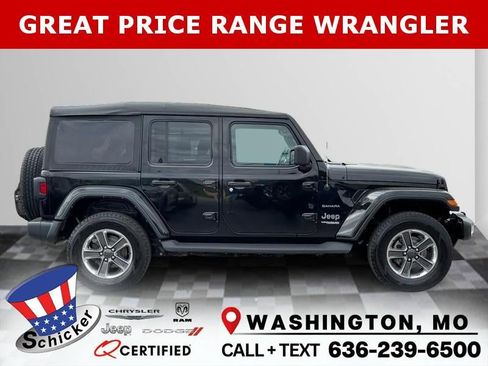 Used 2022 Jeep Wrangler Unlimited Sahara AWD/4WD image 1