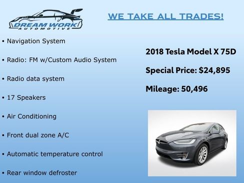 Used 2018 Tesla Model X 75D image 2
