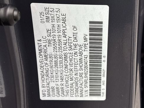 Used 2025 Honda Odyssey Touring image 38