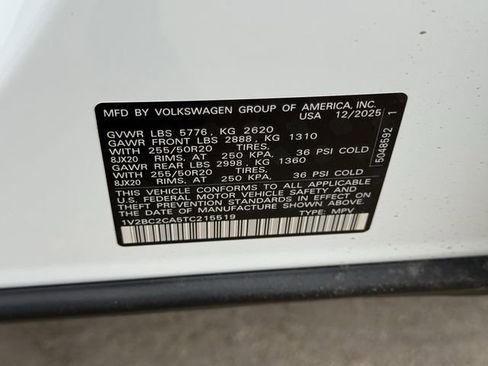 New 2026 Volkswagen Atlas Cross Sport SEL image 21