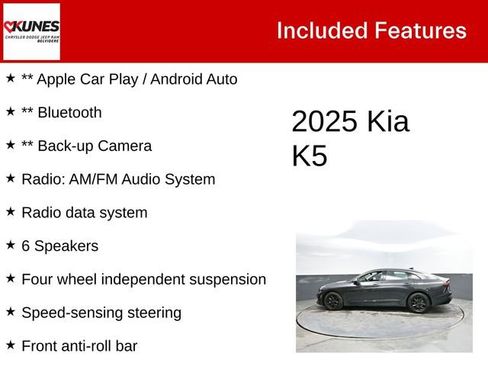 Used 2025 Kia K5 LXS image 3