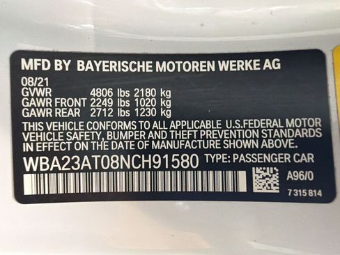 Used 2022 BMW 430i Convertible w/ Premium Package RWD image 12