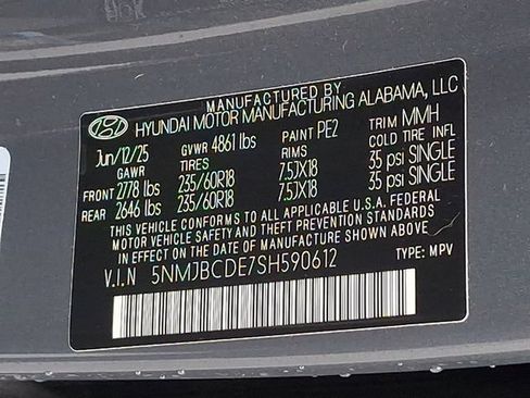 Used 2025 Hyundai Tucson SEL AWD/4WD image 27