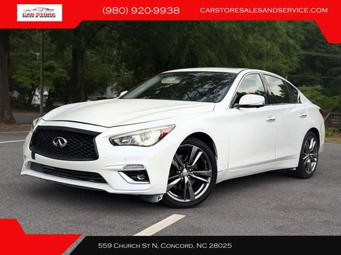 Used 2019 INFINITI Q50 Luxe w/ Essential Package (3.0T Luxe) AWD/4WD image 1
