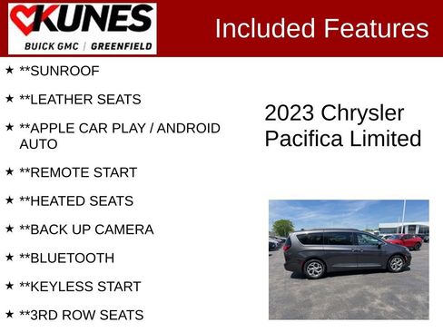 Used 2023 Chrysler Pacifica Limited FWD image 2