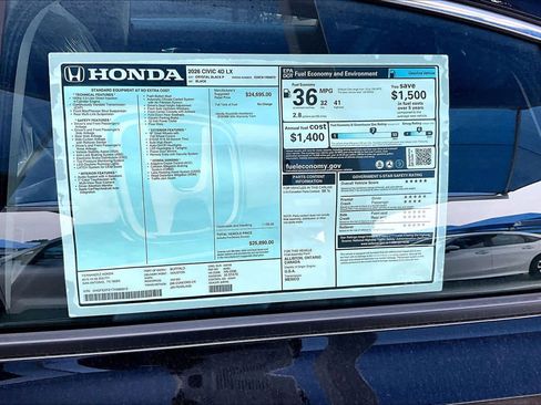 New 2026 Honda Civic LX image 18