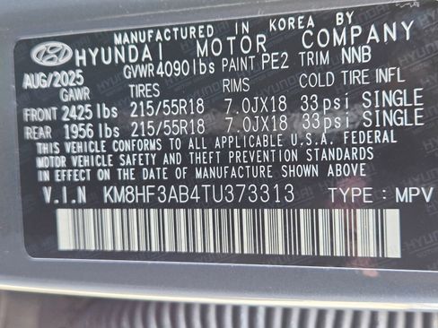 Certified 2026 Hyundai Kona SEL Sport FWD image 30