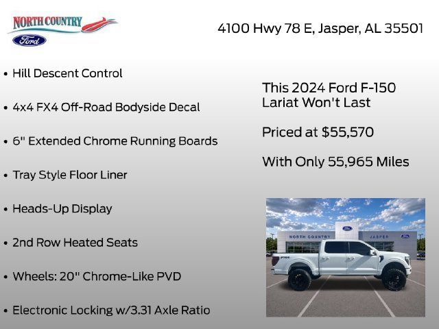 Used 2024 Ford F150 Lariat w/ Equipment Group 502A High AWD/4WD image 24
