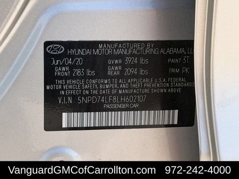 Used 2020 Hyundai Elantra SE FWD image 30