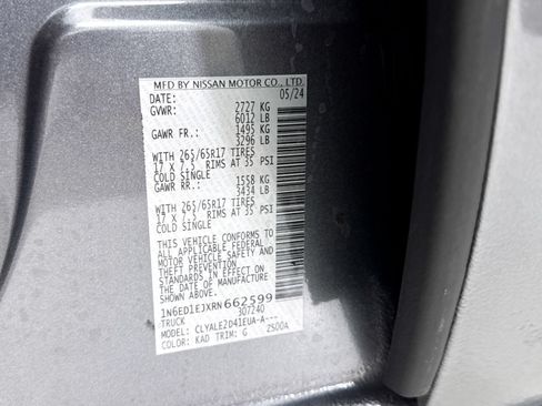 Used 2024 Nissan Frontier SL w/ Technology Package RWD image 36