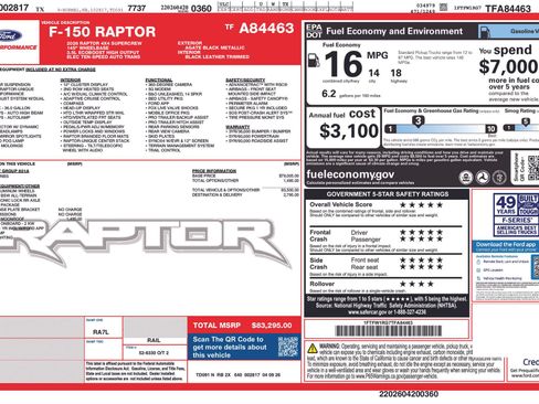 New 2026 Ford F150 Raptor AWD/4WD image 40