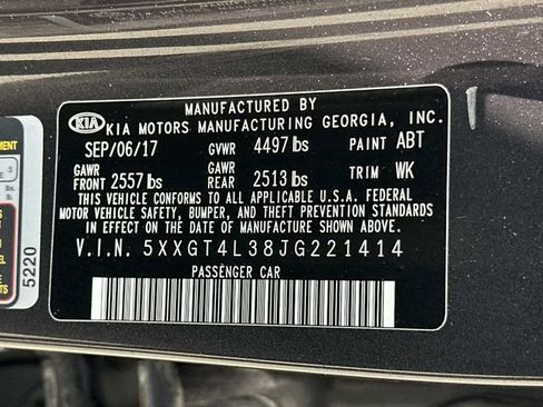 Used 2018 Kia Optima S w/ Panoramic Sunroof Package FWD image 32