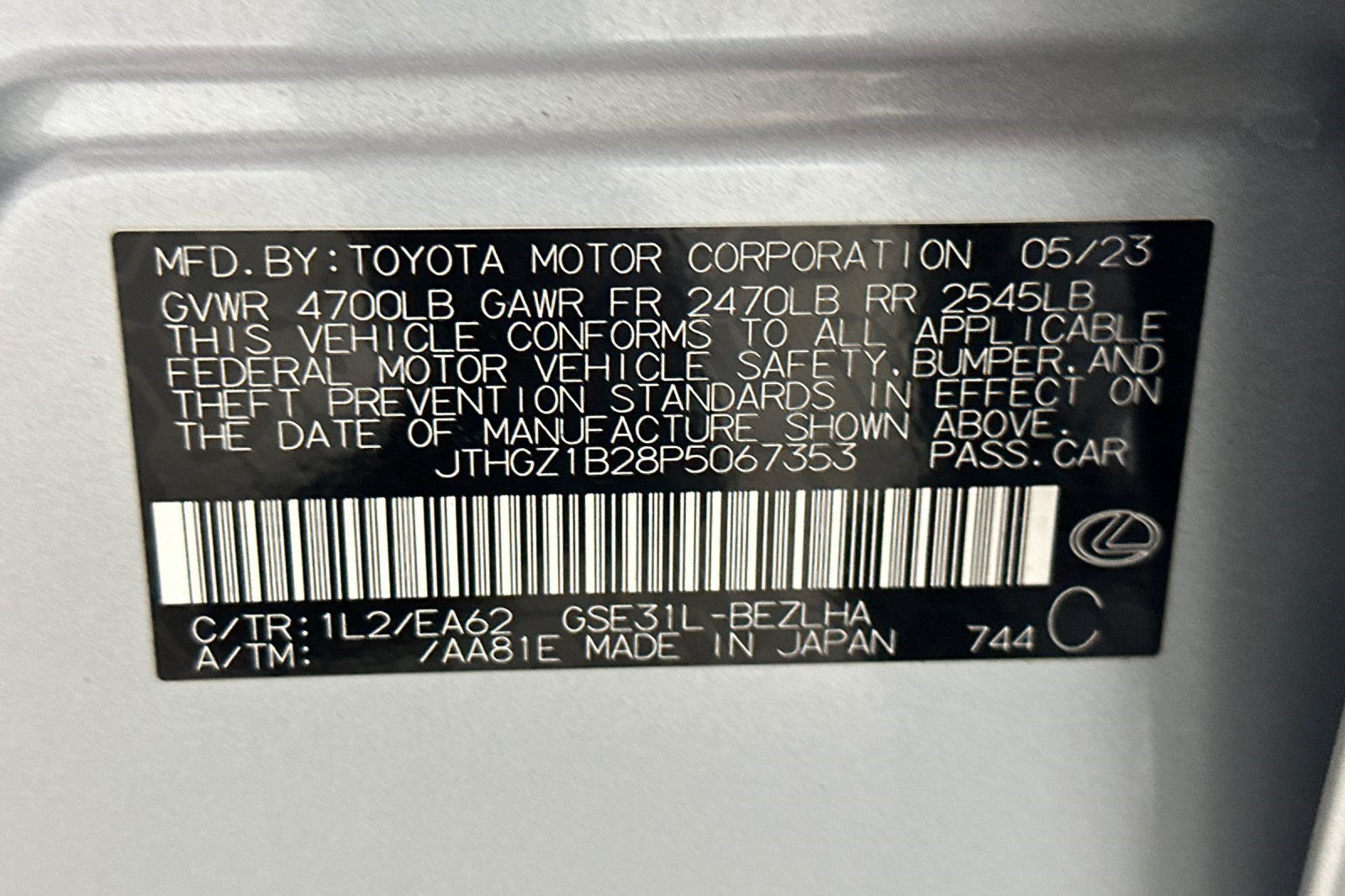 Used 2023 Lexus IS 350 F Sport w/ Memory Package RWD image 27