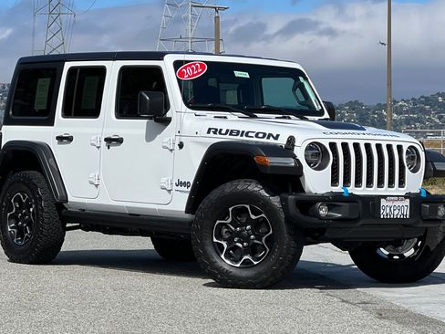 Used 2022 Jeep Wrangler Unlimited Rubicon 4xe w/ Steel Bumper Group image 2