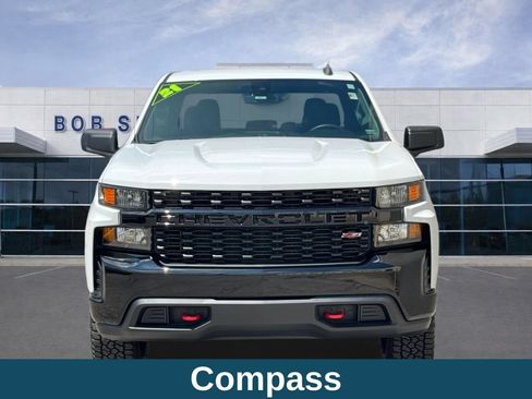 Used 2021 Chevrolet Silverado 1500 Custom Trail Boss w/ Safety Confidence Package AWD/4WD image 38