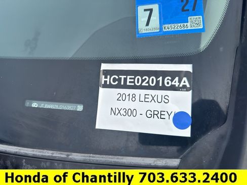 Used 2018 Lexus NX 300 AWD w/ Premium Package image 38