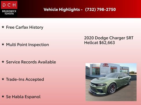 Used 2020 Dodge Charger SRT Hellcat w/ Harman/Kardon Audio Group image 4