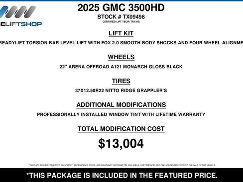 Used 2025 GMC Sierra 3500 Denali w/ Denali Reserve Package AWD/4WD image 2